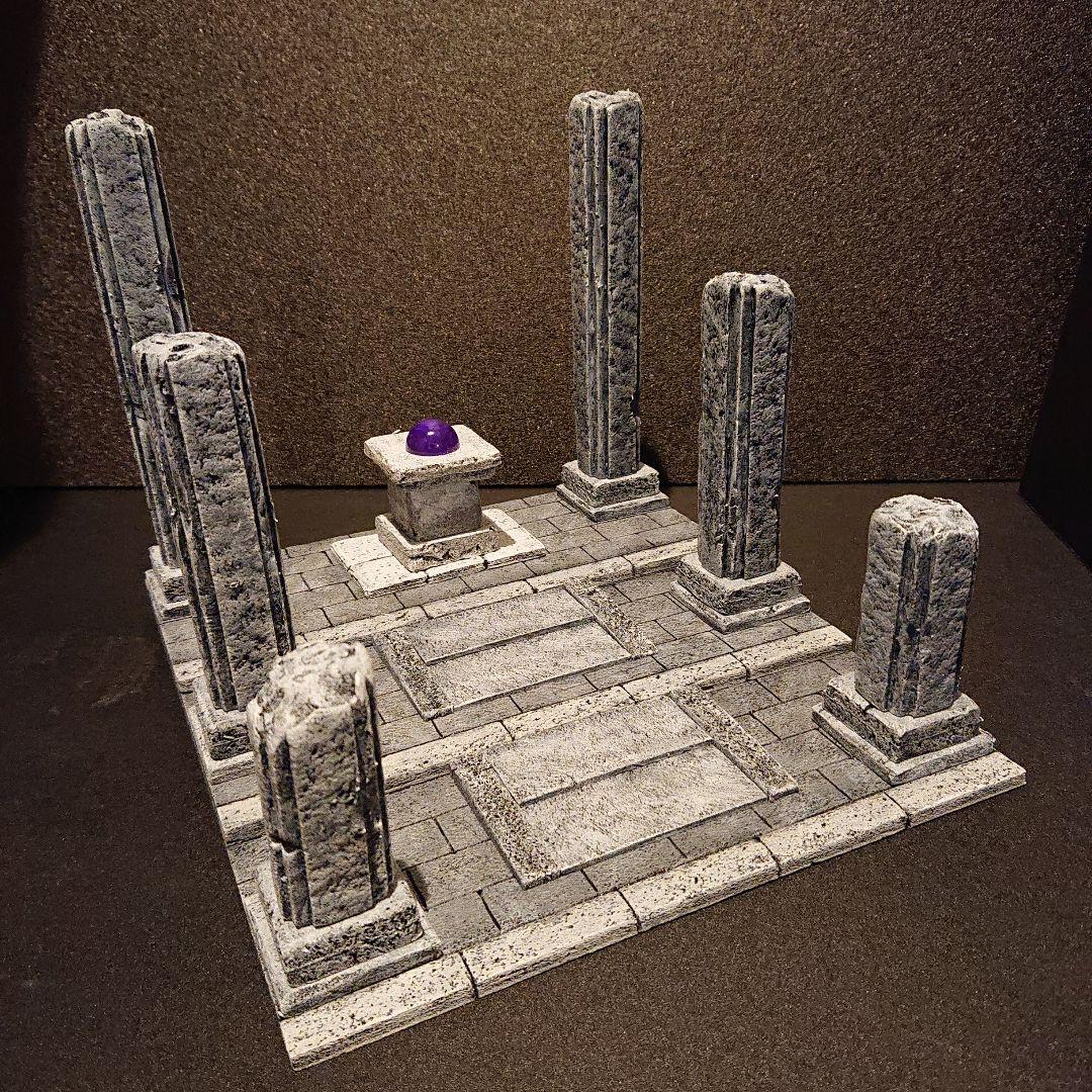 ジオラマベース 神殿 遺跡 ファンタジー ドラクエ ガシャポンクエスト