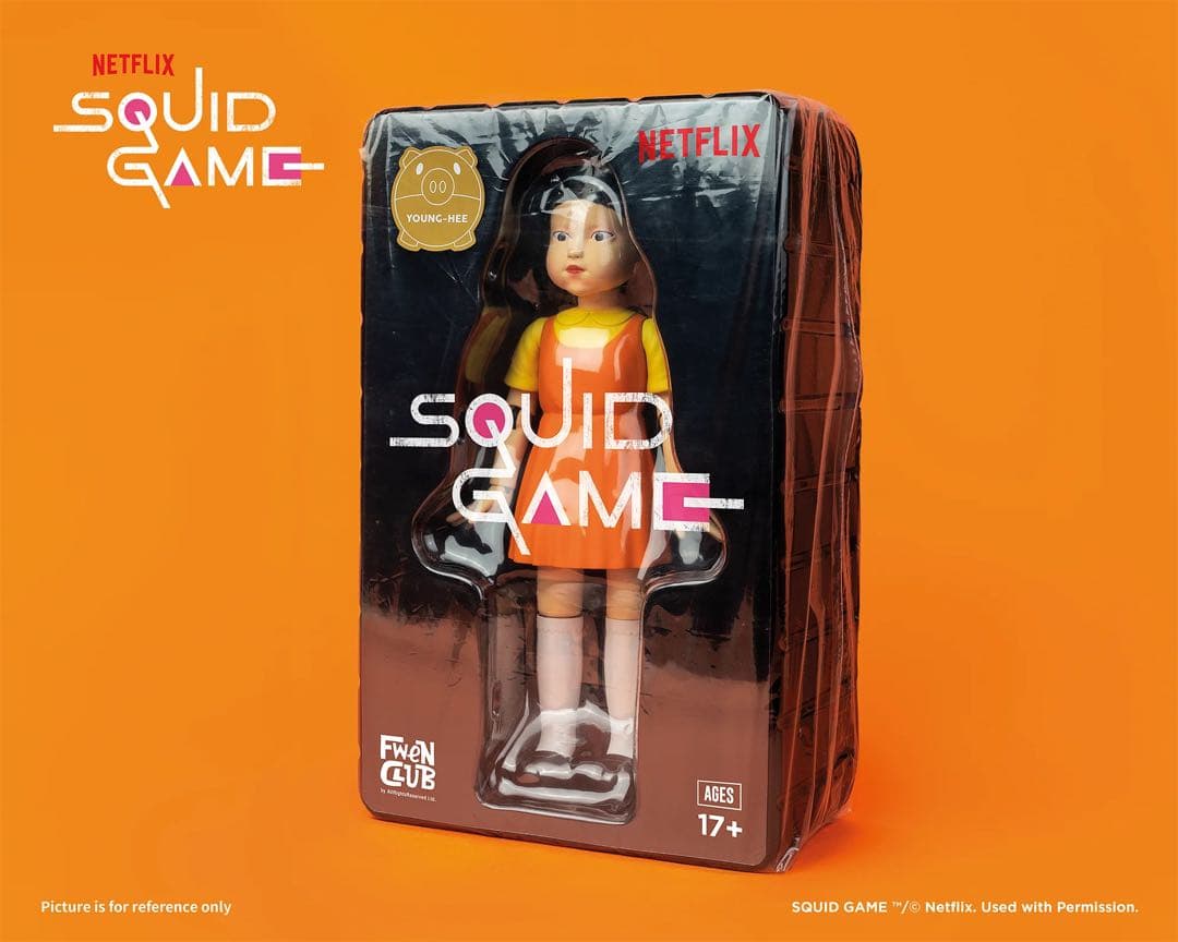 Netflix イカゲーム　公式 ヨンヒ フィギュア 正規品 Netflixシリーズ「イカゲーム」を象徴するあの「ヨンヒ人形」がソフビ