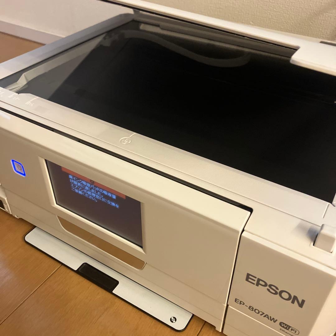 【ジャンク品】　エプソン　インクジェットプリンター　EP-807AW