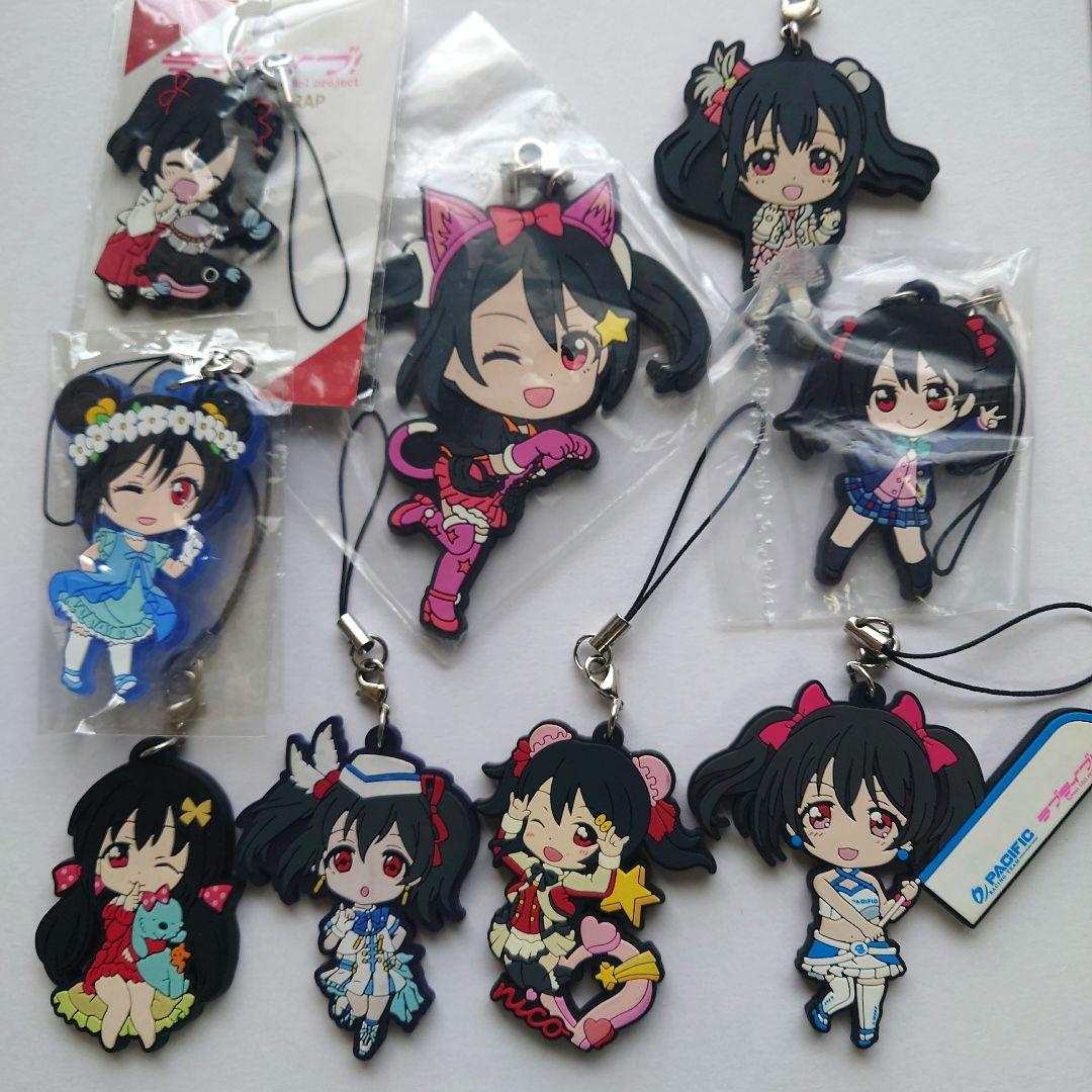 ラブライブ 矢澤にこ 武装 ラバーストラップ36本 エナメルバッグセット