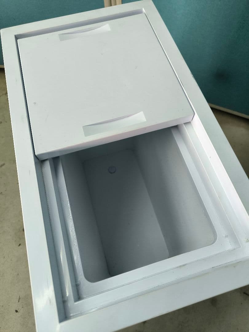 美品　シェルパ 　冷凍ストッカー　41-OR　スライドタイプ　44L　冷凍庫