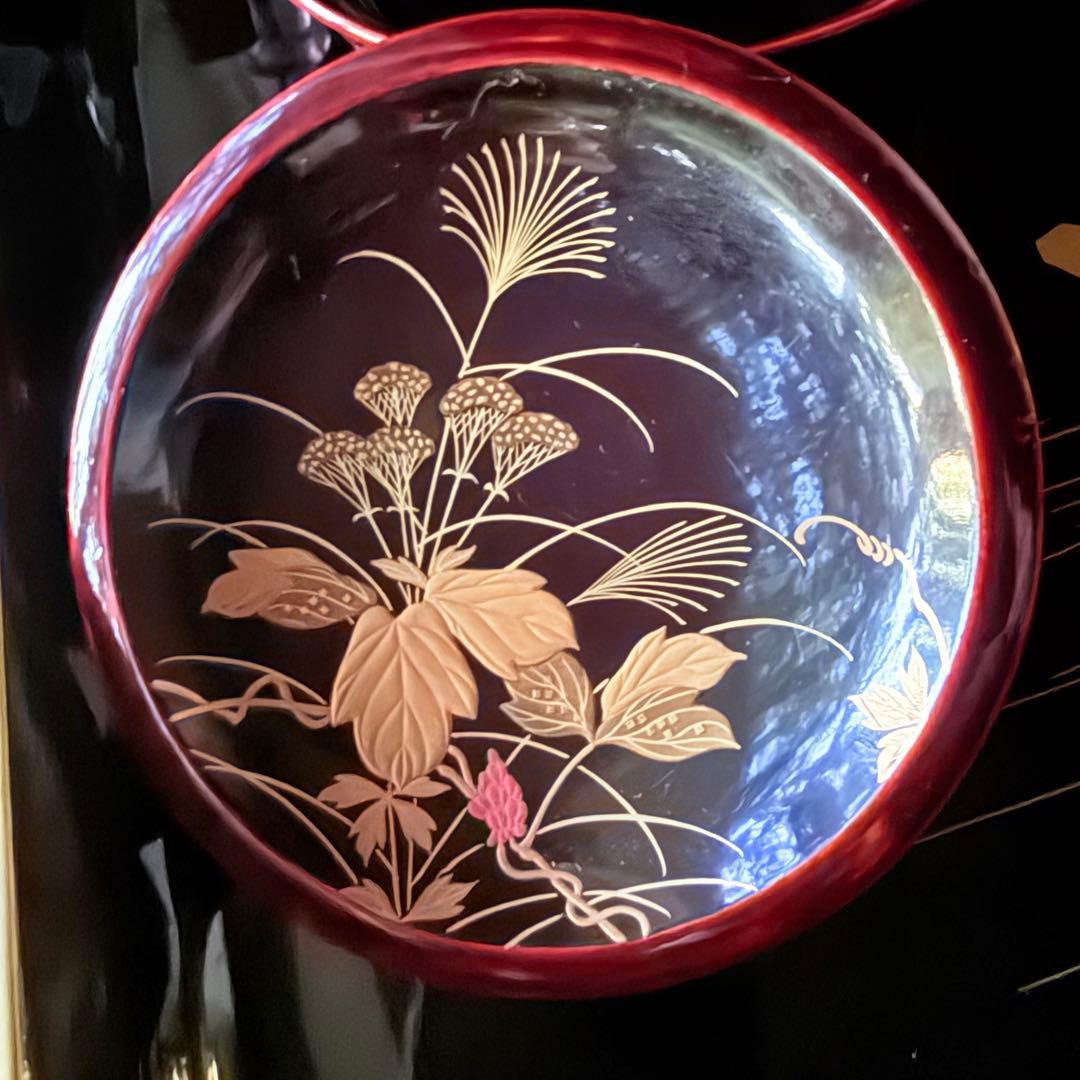 2215様感謝‼️感謝特別価格‼️超絶JAPAN蒔絵あけぼの❌黒蒔絵茶