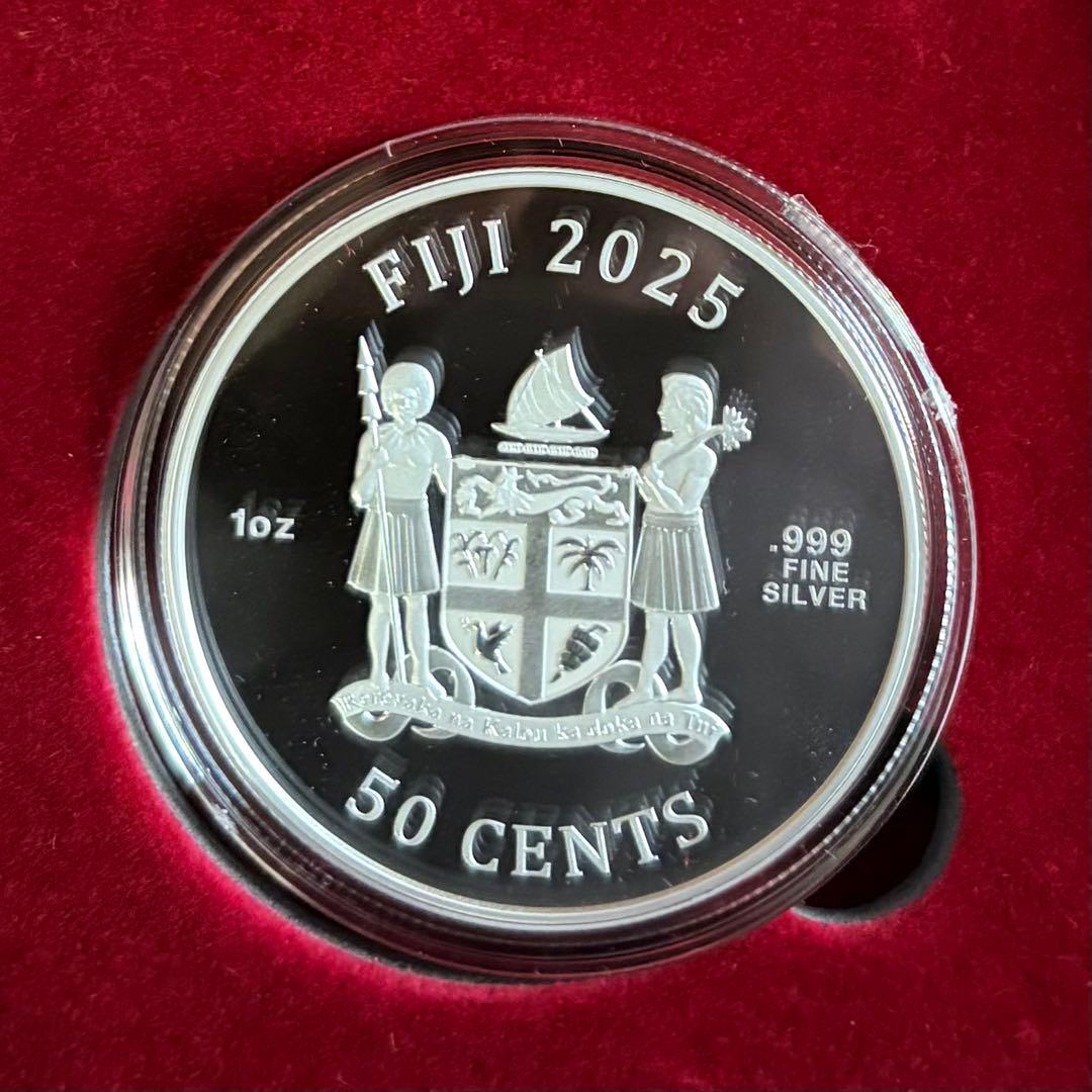 レア☆2025 1oz フィジー キャットコイン 猫 銀貨 純銀 シルバー