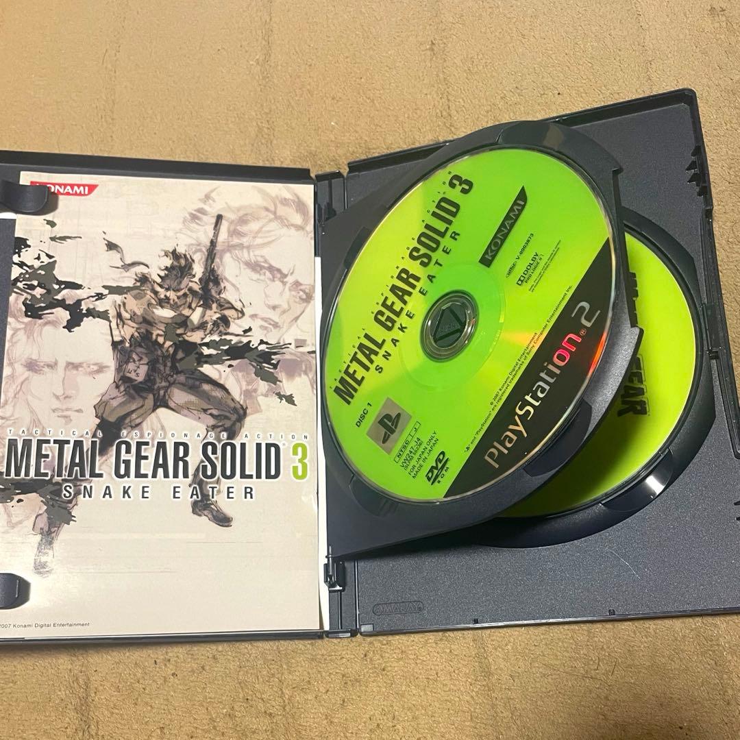 ps2ソフト+攻略本2冊】メタルギアソリッド3スネークイーター・公式