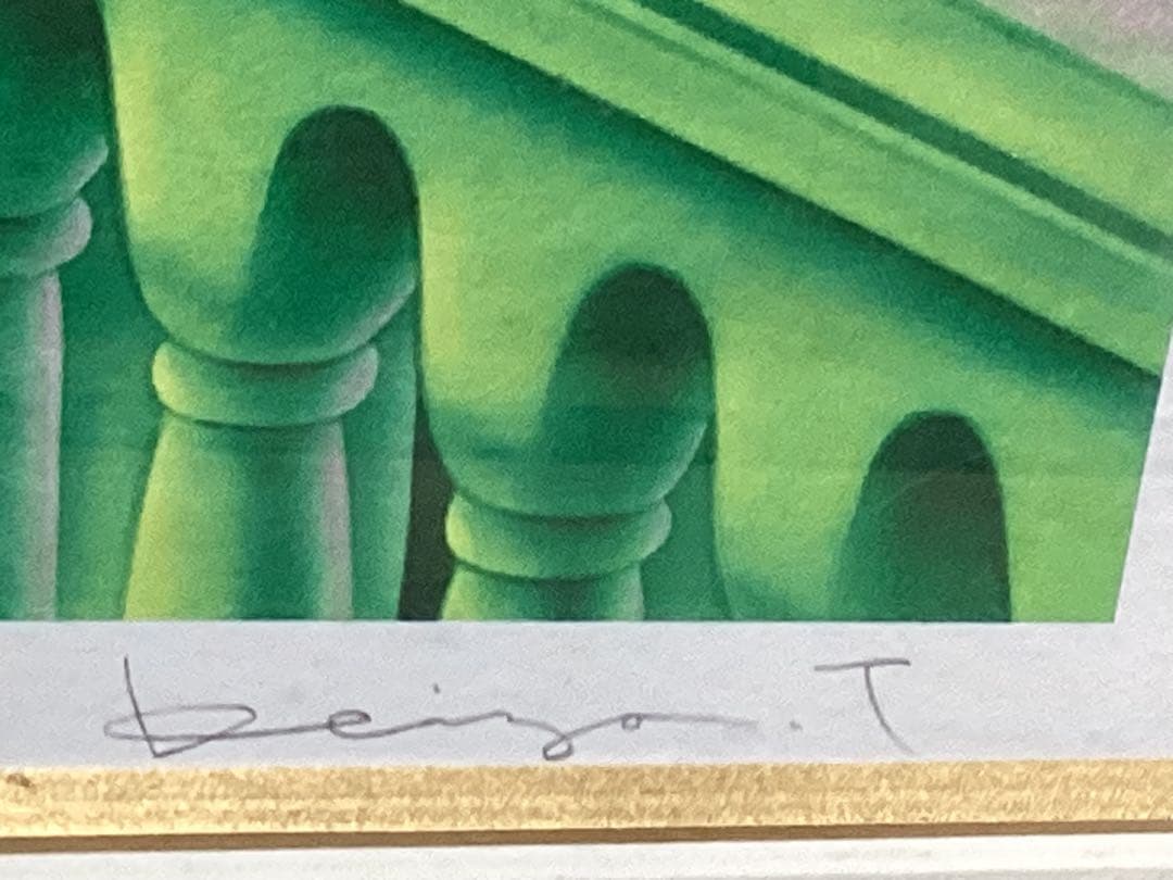 ディズニー グリーンヴェニス塚本馨三 アート 絵画 シルクスクリーン