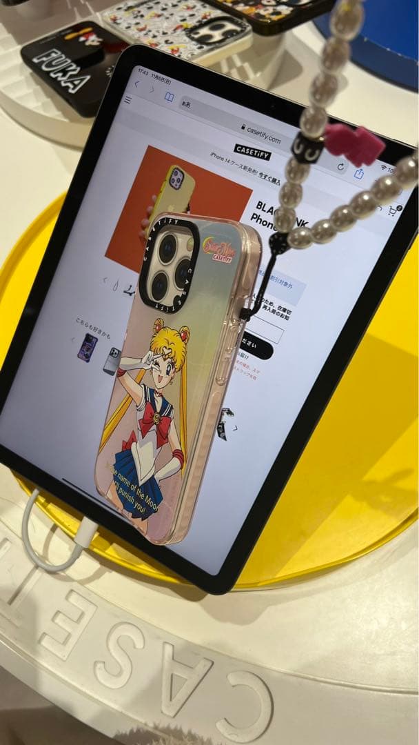 ケースティファイ　セーラームーン　コラボ　ストラップ　ラス1