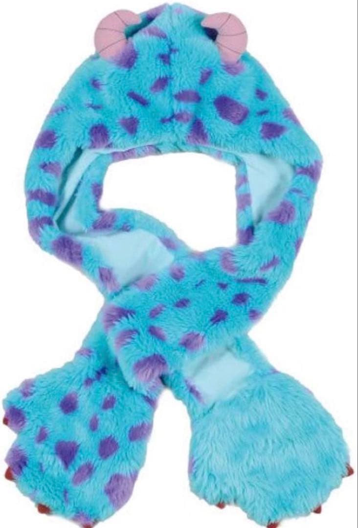 ディズニーサリーマフラーキャップ - メルカリ