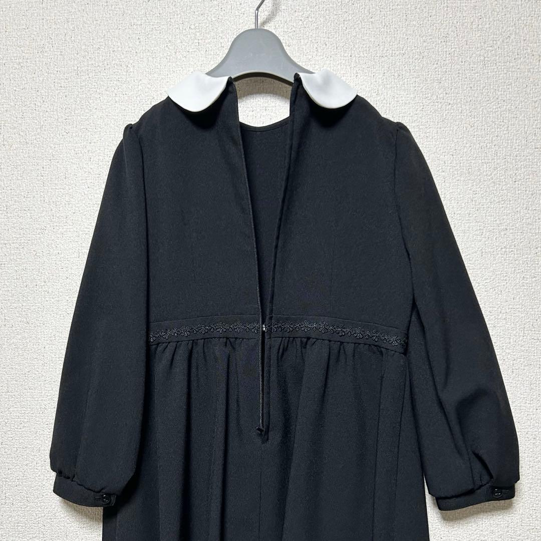 極美品☆CHOPIN フォーマルワンピース黒 冠婚葬祭 入学 お受験 130