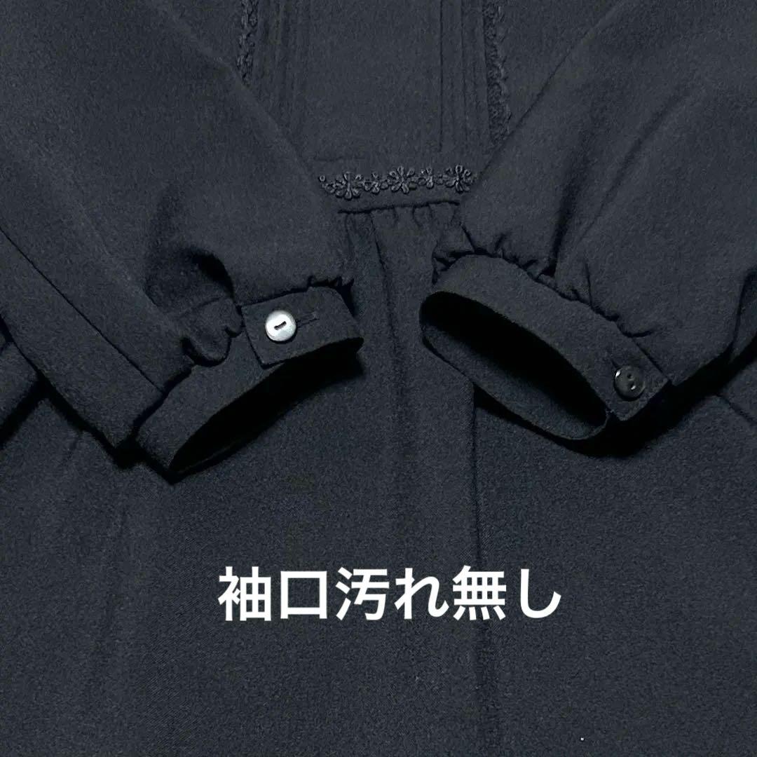 極美品☆CHOPIN フォーマルワンピース黒 冠婚葬祭 入学 お受験 130