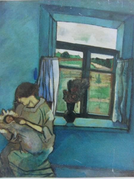 シャガール・窓辺のベラとイダ　希少レゾネ、サイン入、新品額付