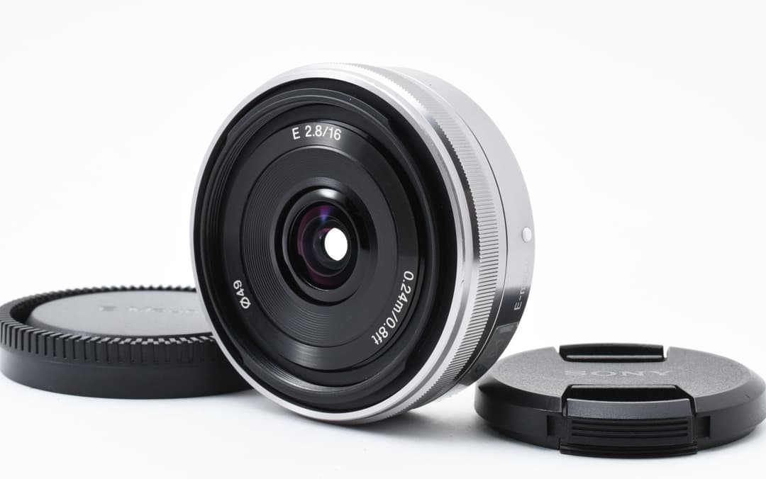 美品 Sony ソニー E 16mm F2.8 単焦点レンズ #7630