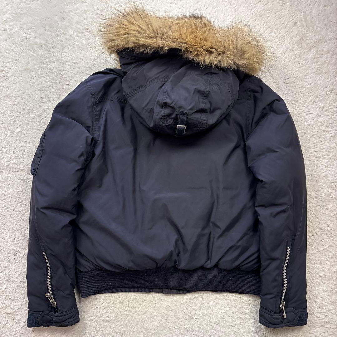 ラルフローレン N-2B ダウンジャケット ヴィンテージ ネイビー ファー