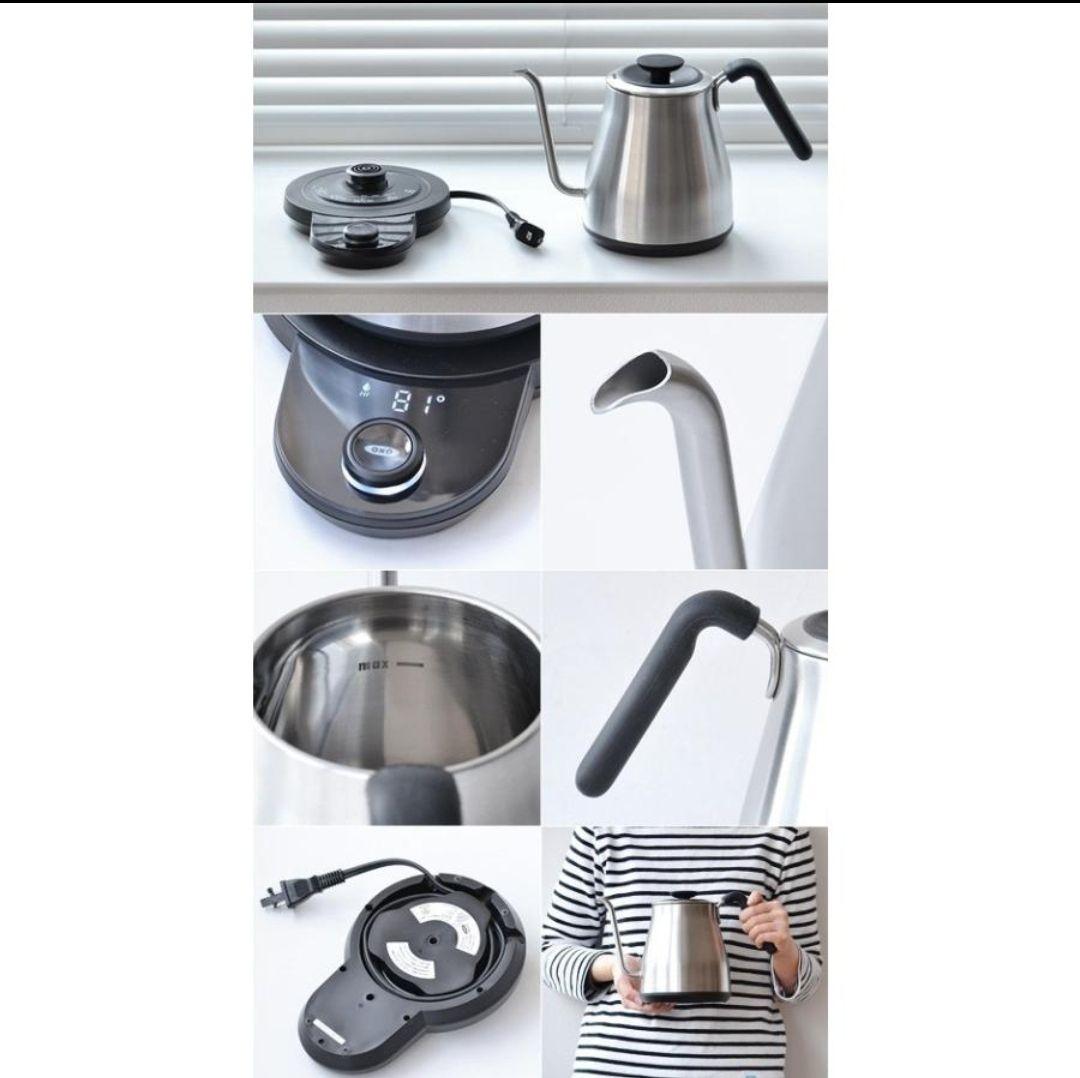 OXO 電気ケトル ドリップケトル 温度調整＆タイマー機能付