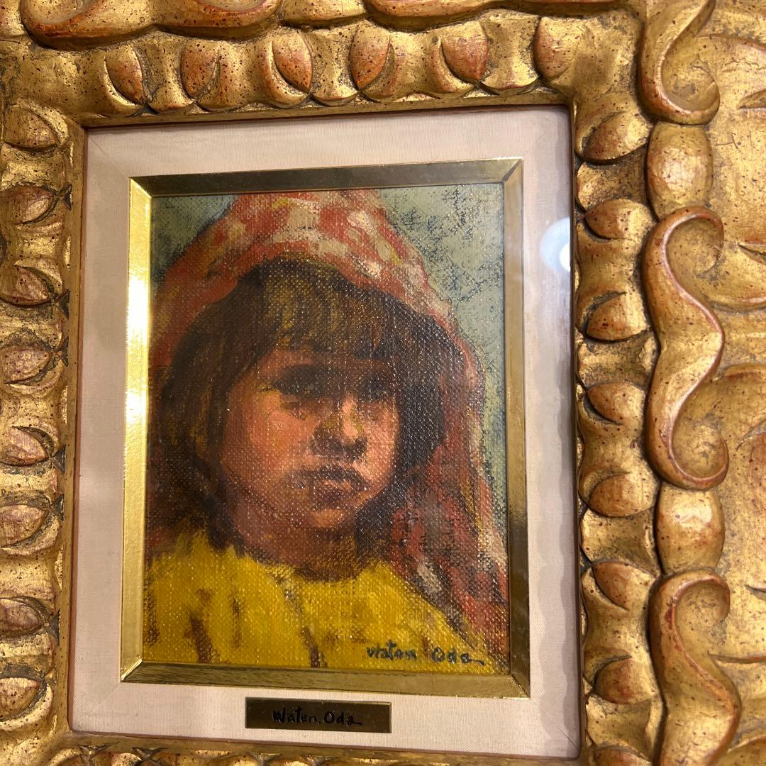 小田和典 油彩画 コケイ最高級額装