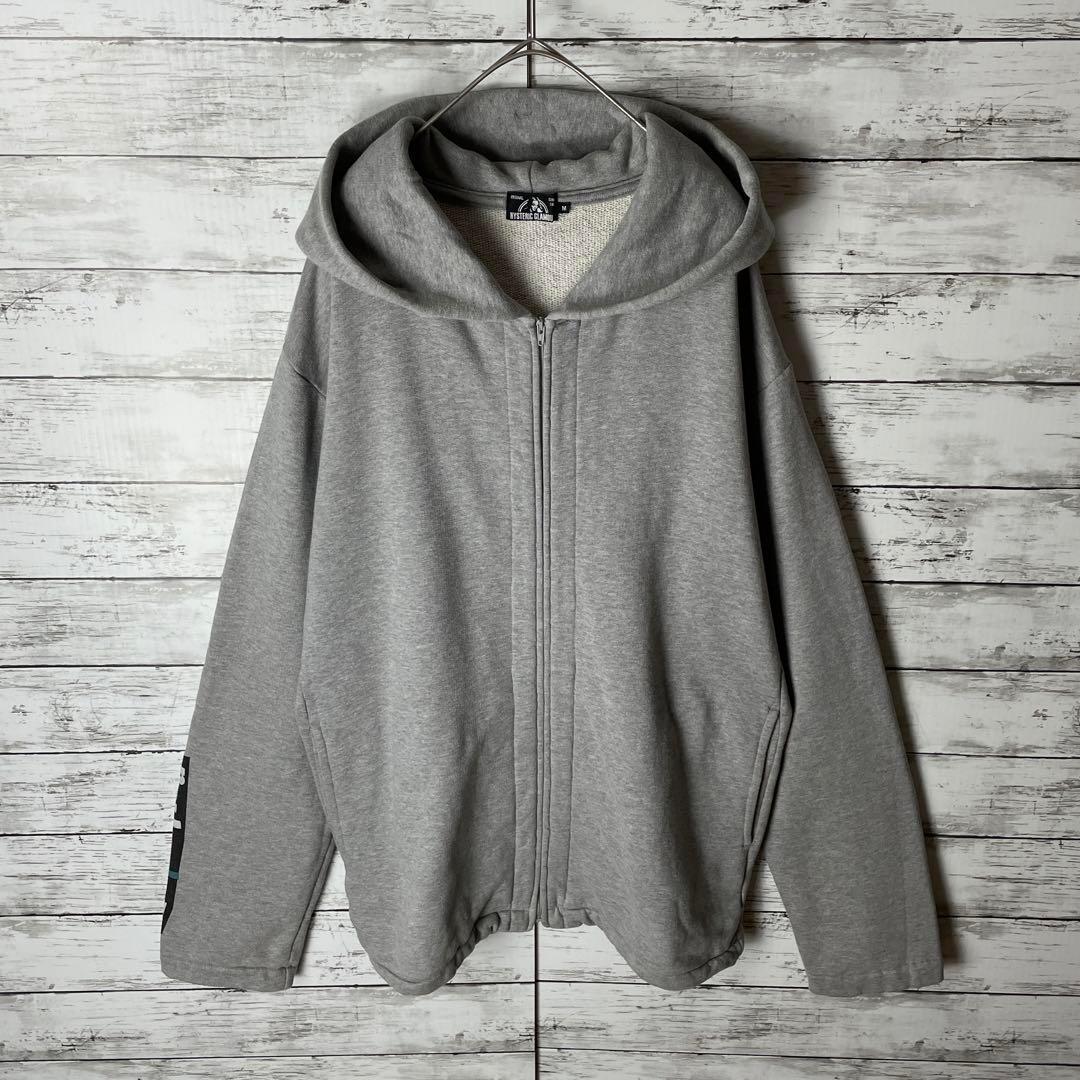 2999M【美品】ヒステリックグラマー☆ヒスガール ビッグロゴ パーカー