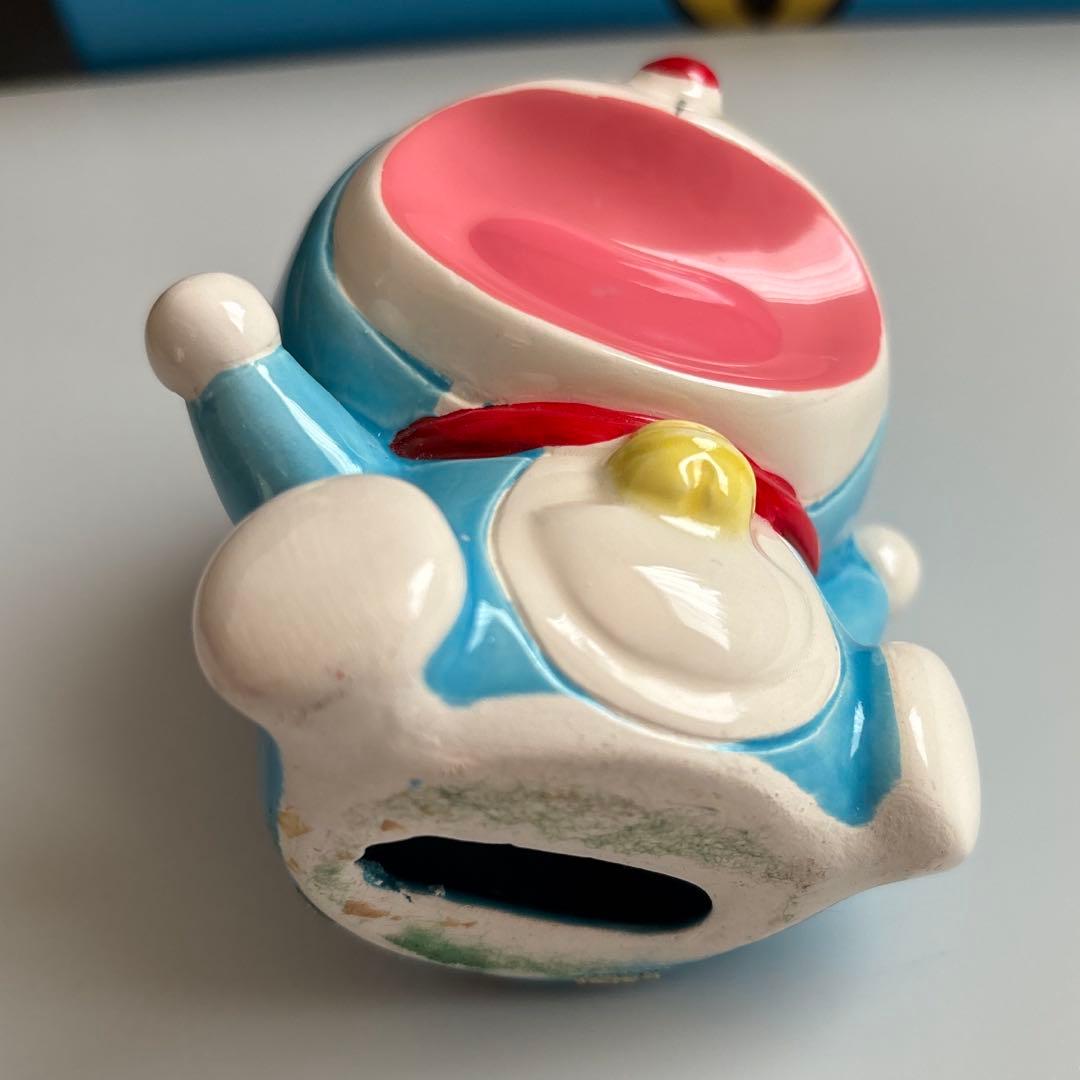 ドラえもん レトロ 陶器 貯金箱 昭和 - メルカリ