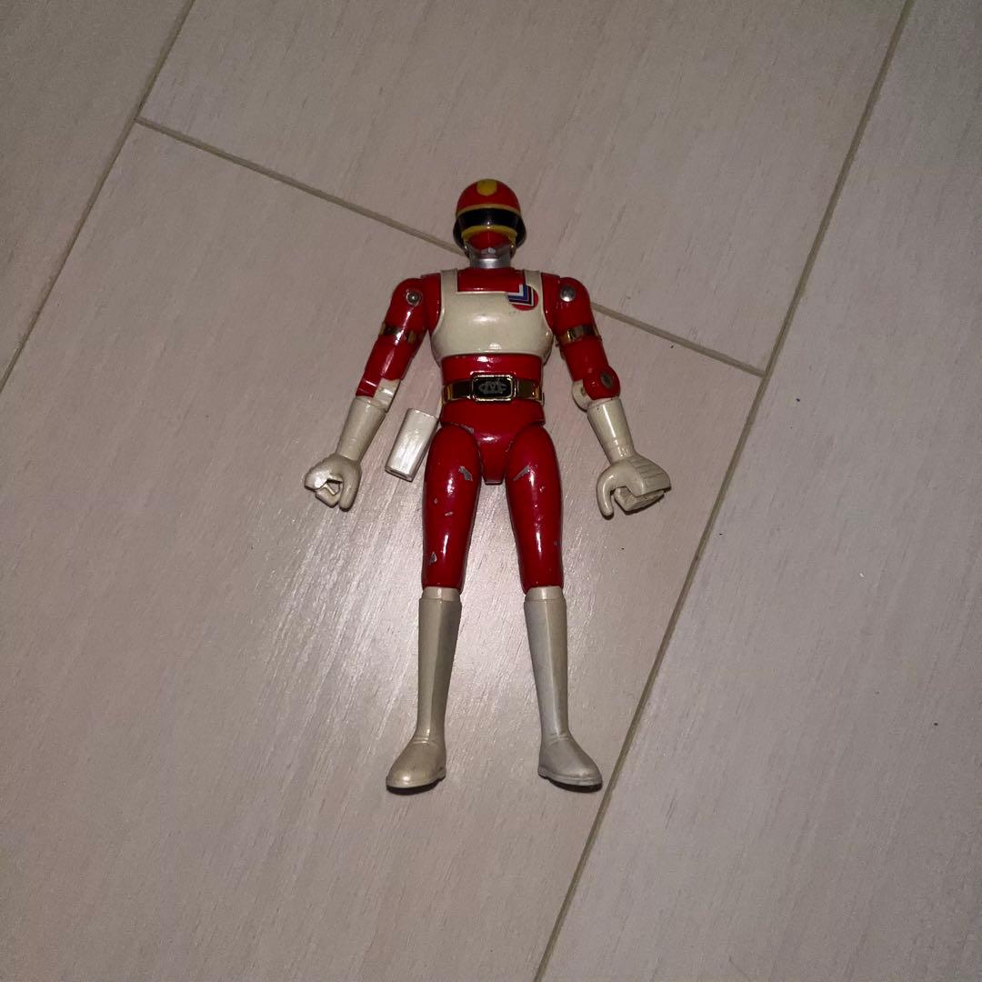 電撃戦隊チェンジマン 超合金 昭和 戦隊ヒーロー フィギュア 当時物