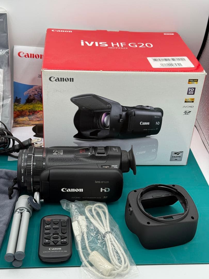 Canon iVIS HFG20 光学10倍ズーム 内蔵32GB ビデオカメラ