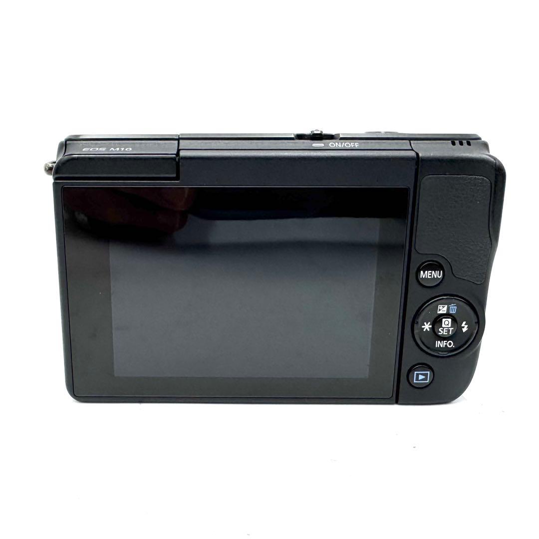 CANON キヤノンEOS M10 ブラック Wi-Fi機能搭載 レンズキット