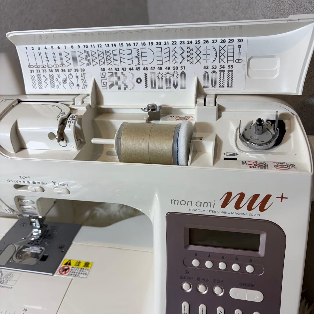 極美品】SINGER シンガー ミシン モナミSC-215 付属品多数 - メルカリ