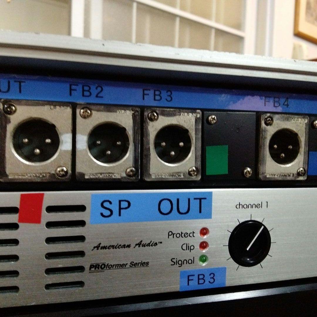 業務用パワーアンプ二台セット　総額36万円相当を処分価格　即戦力