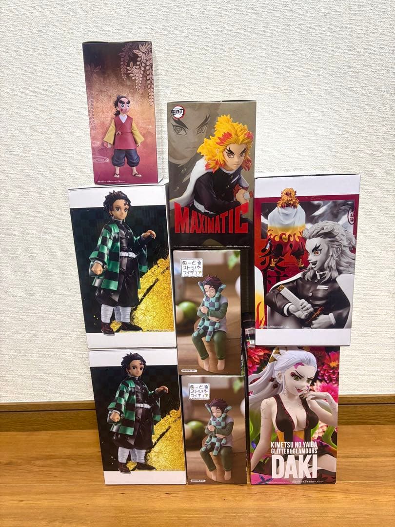 鬼滅の刃 プライズフィギュア 9体セット売り - メルカリ