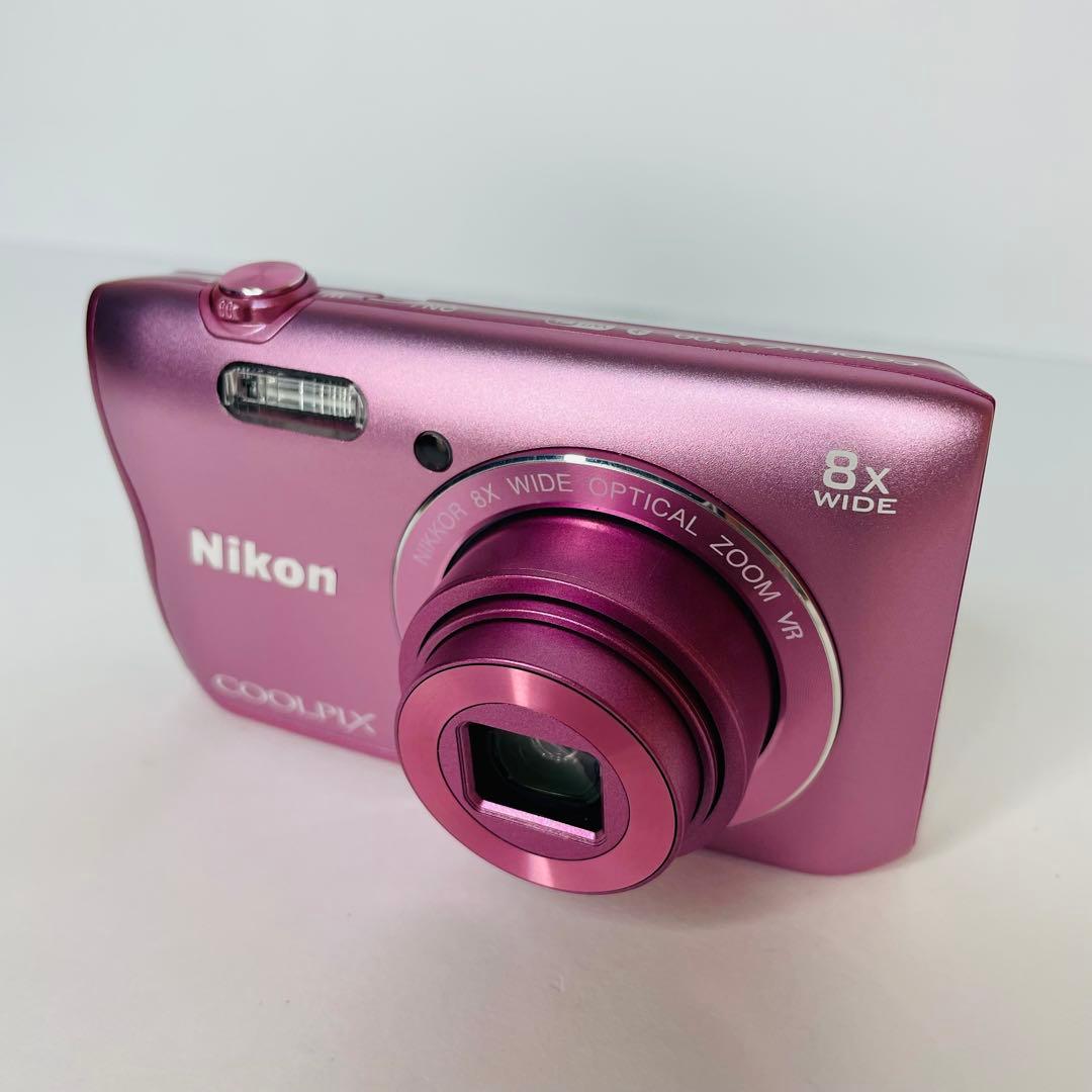【美品】Nikon ニコン COOLPIX A300 ピンク デジタルカメラ