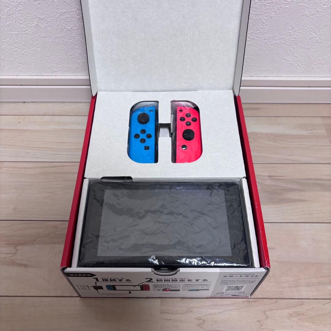 美品】2024年4月購入 バッテリー強化版 Nintendo Switch本体 - メルカリ