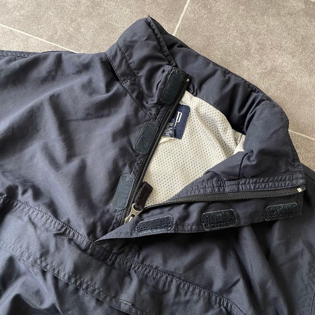 OLD GAP ハーフジップ アノラック 紺 M テック系 00s 古着 - メルカリ