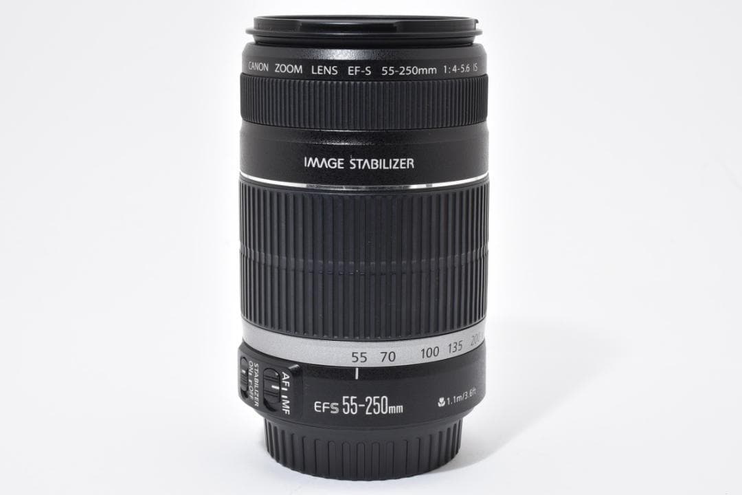 【ほぼ新品 フード付】Canon EF-S 55-250mm F4-5.6 IS