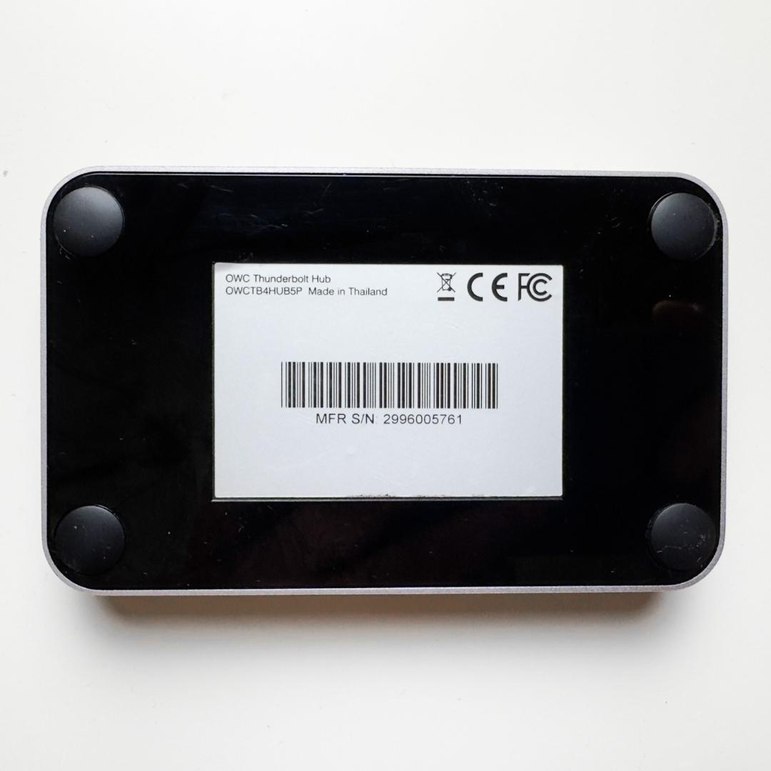 【国内正規品】OWC Thunderbolt 4 Hub OWCTB4HUB5P