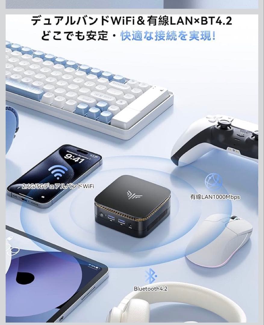 NiPoGi E1-N95ミニPC 8GB+256GB 2025モデル - メルカリ