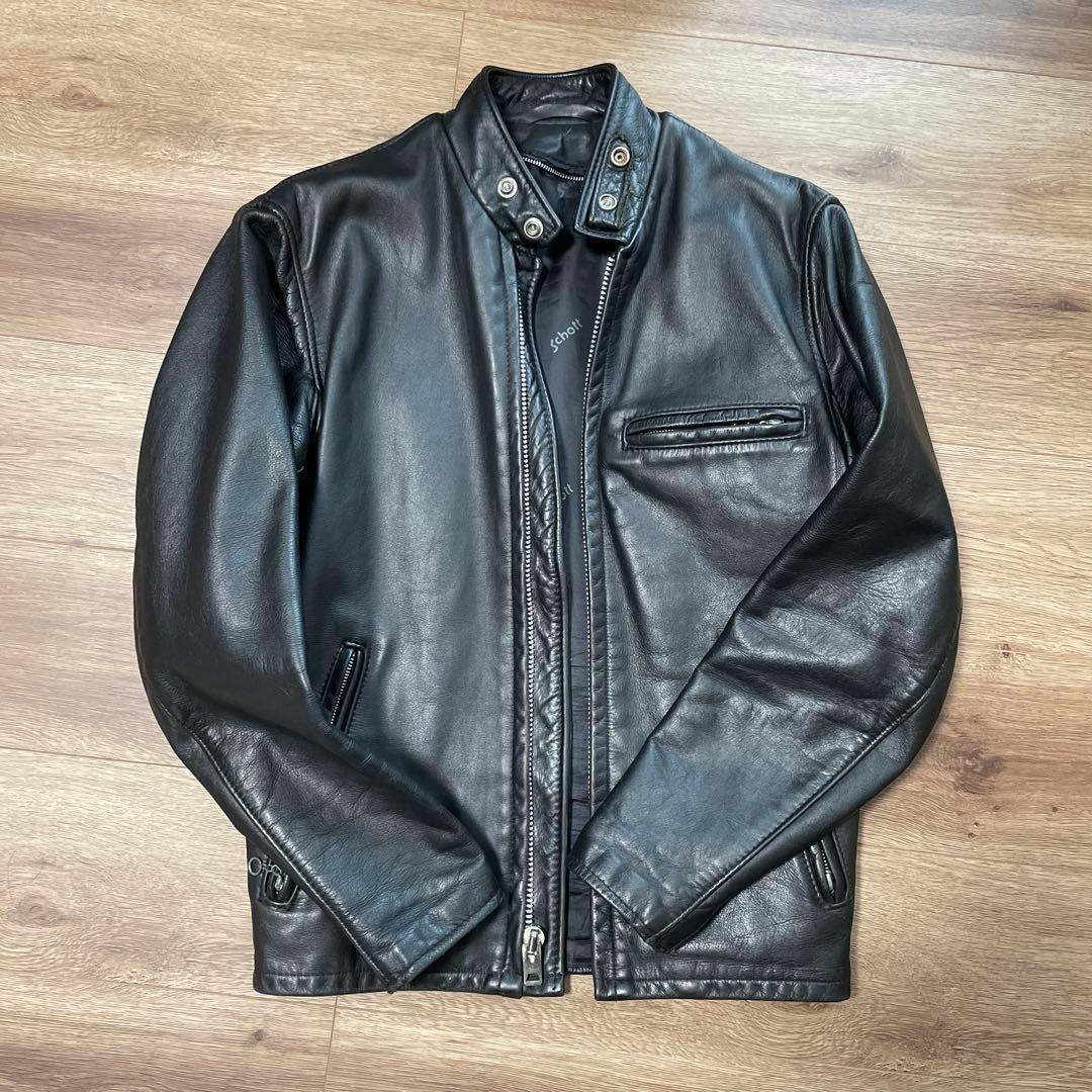 schott 641 レザーシングルライダースジャケット 34 楽天市場】ショット SCHOTT 641 スタンドカラー シングルライダース