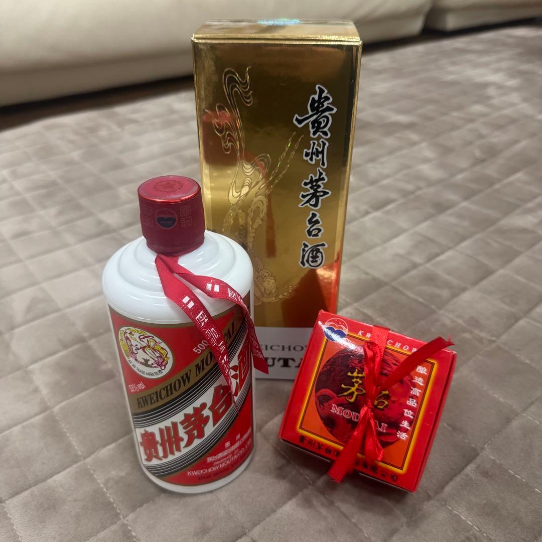 Moutai 貴州茅台酒 2017年製 500ml マオタイ酒 白酒 未開封 貴州茅台酒 2017 天女ラベル アルコール度数:53% 内容量:500ml』を買取