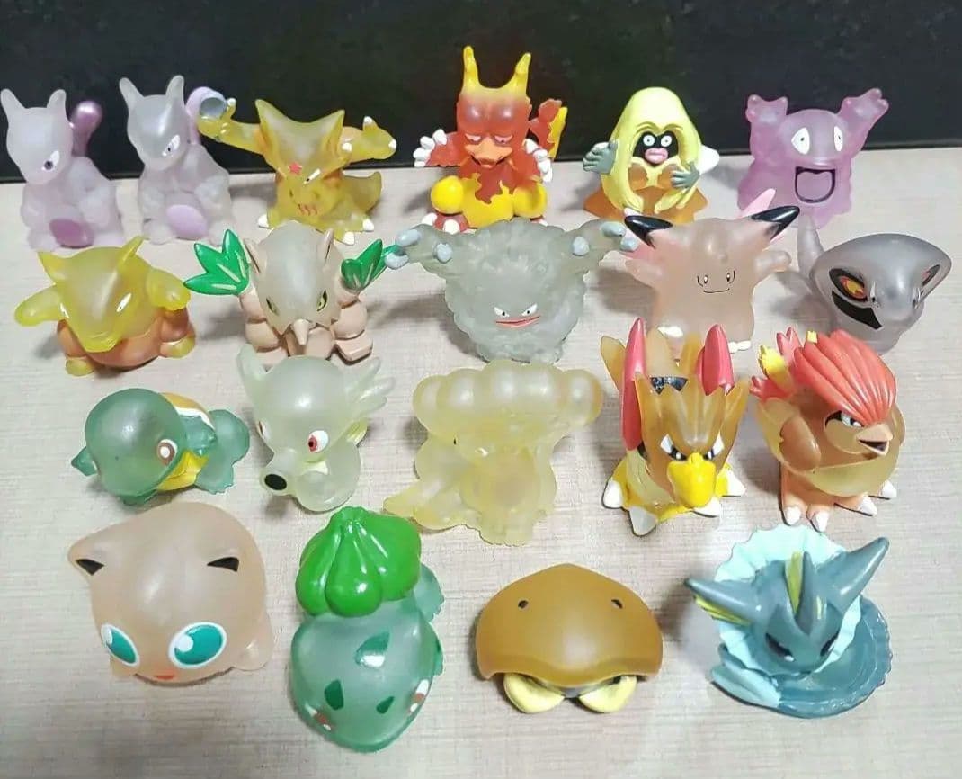 ポケモンキッズ 指人形 クリア 20体セット まとめ売り - メルカリ