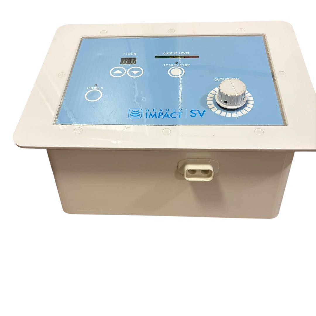 美品☆ビューティーインパクトSV 超音波美容器 肩こり 腰痛 冷え性にも