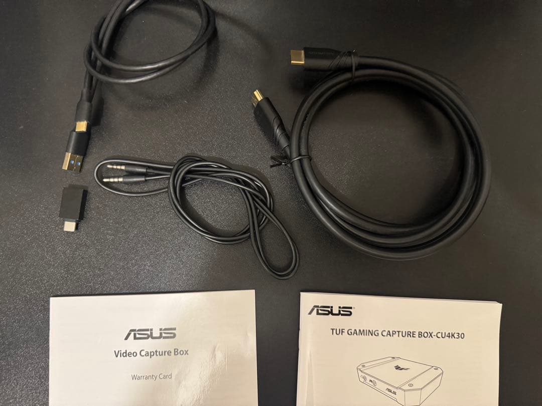 ビデオキャプチャー・キャプチャーボード ASUS TUF GAMING CAPTURE BOX CU4K30