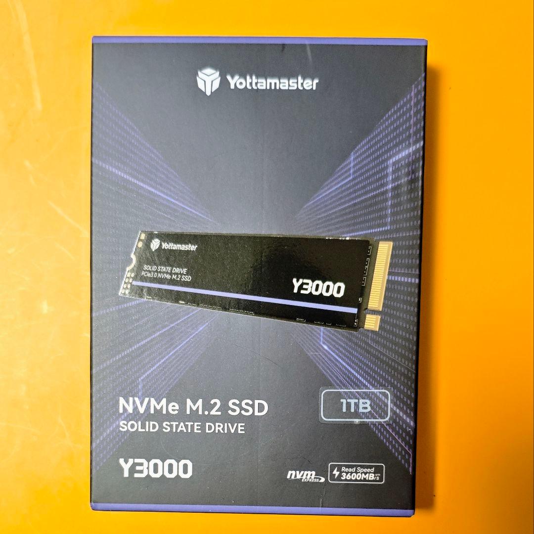 【新品】Yottamaster 1TB NVMe M.2 SSD 2280