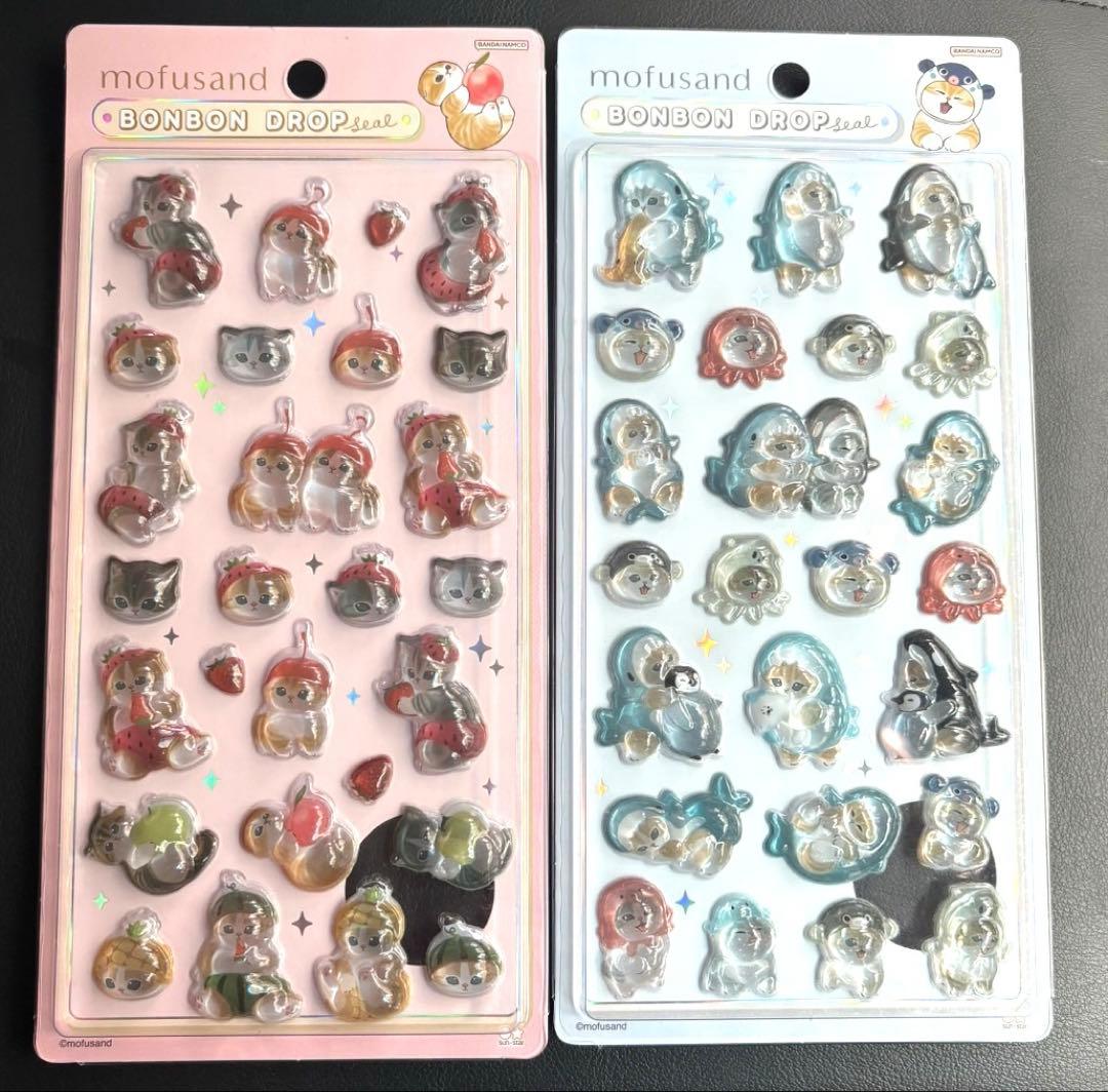 正規品 モフサンド mofusand ボンボンドロップシール 2種セット - メルカリ