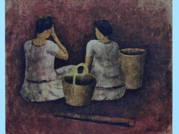 ルフィーノ・タマヨ、二人座像、希少画集画、新品高級額装付 - メルカリ