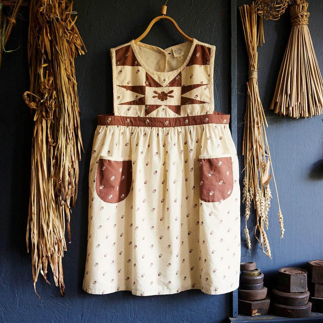 Apolina アポリナ - mto パッチワークワンピース5-7Y 新品未使用