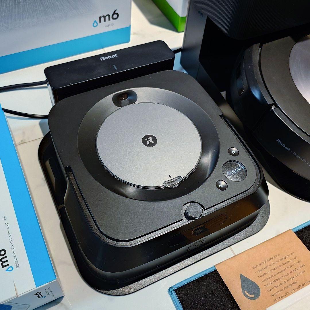 iRobot Roomba j7+とBrava Jet m6 本体&付属品セット