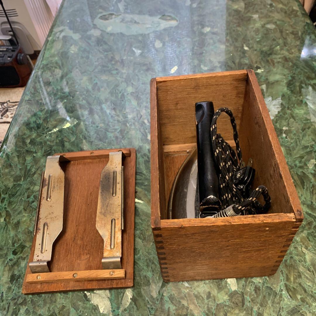 東芝電気アイロン　レトロ