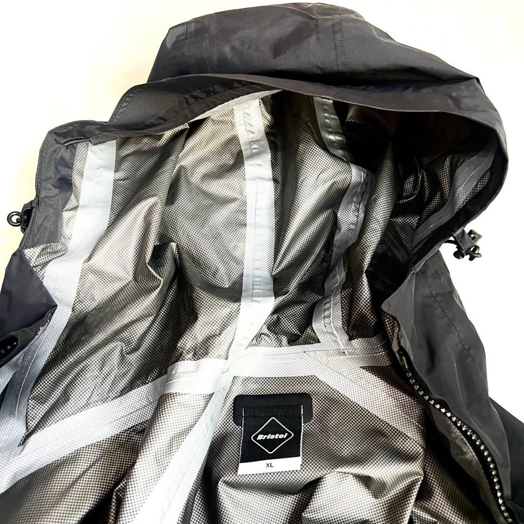 【F.C.Bristol】 撥水マウンテンパーカー レインジャケット BK XL