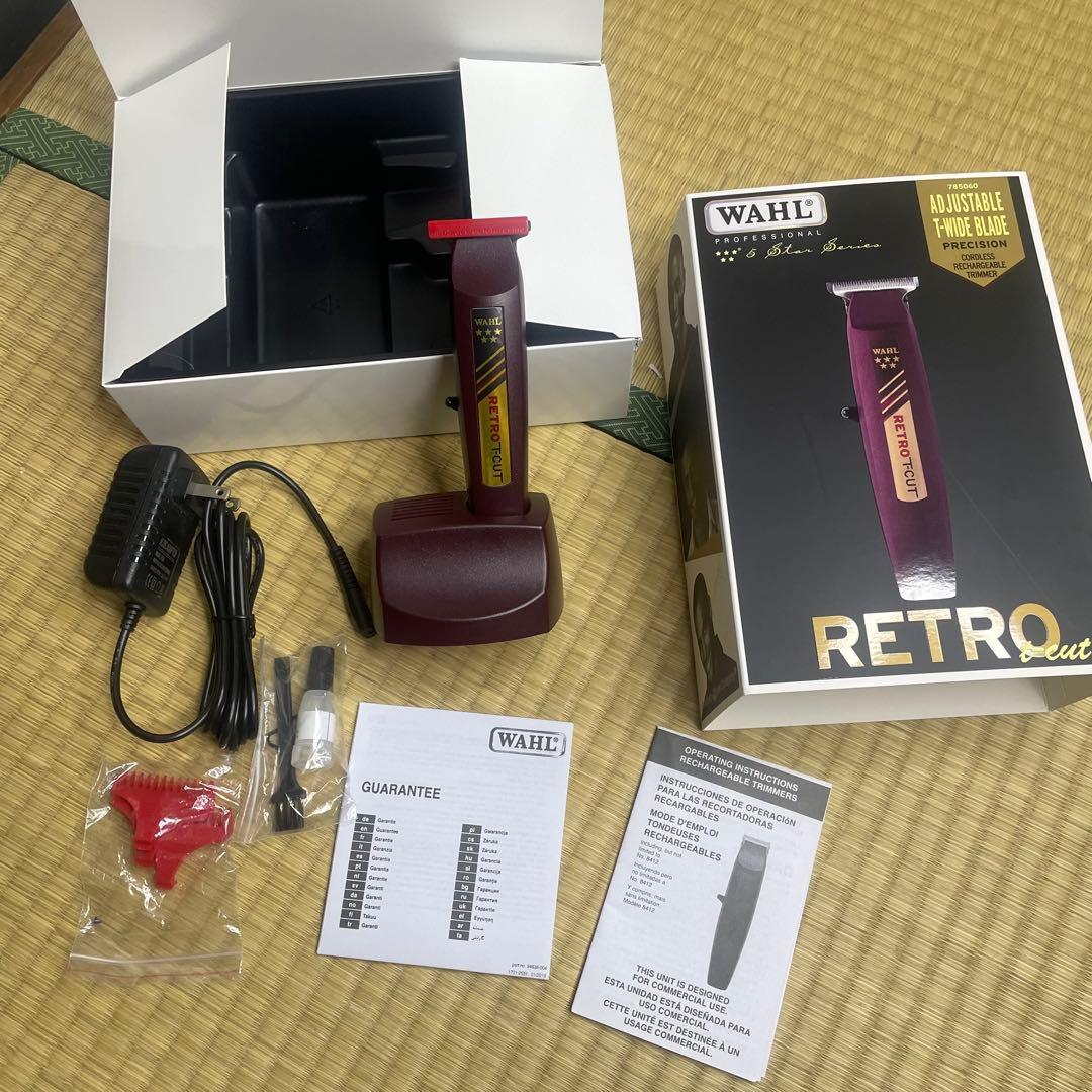 WAHL RETRO cut バリカン 5 Star Series Wahl Professional 5 Star Retro T-Cut Cordless Trimmer