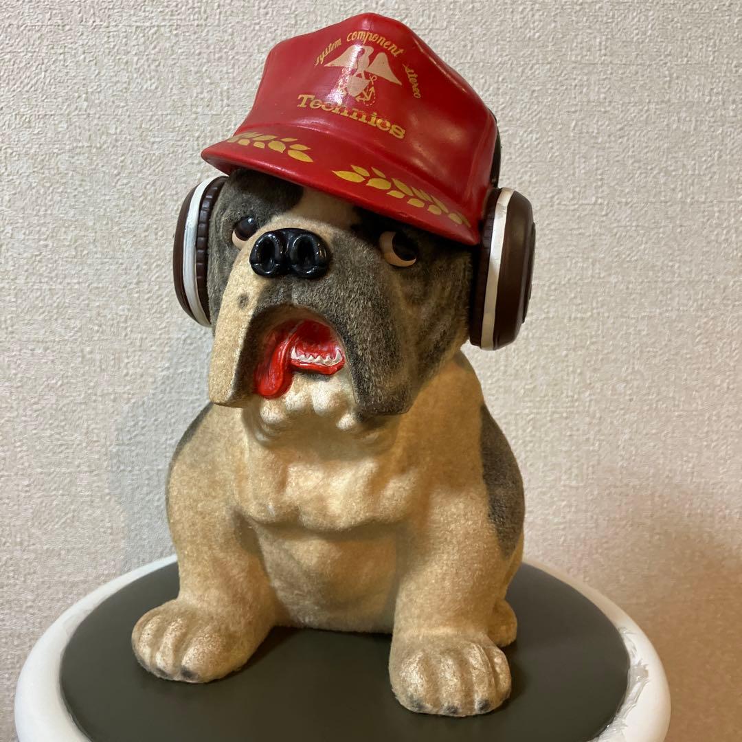 非売品•希少•レトロ雑貨】Technics テクニクス ブルドッグ置物 - メルカリ