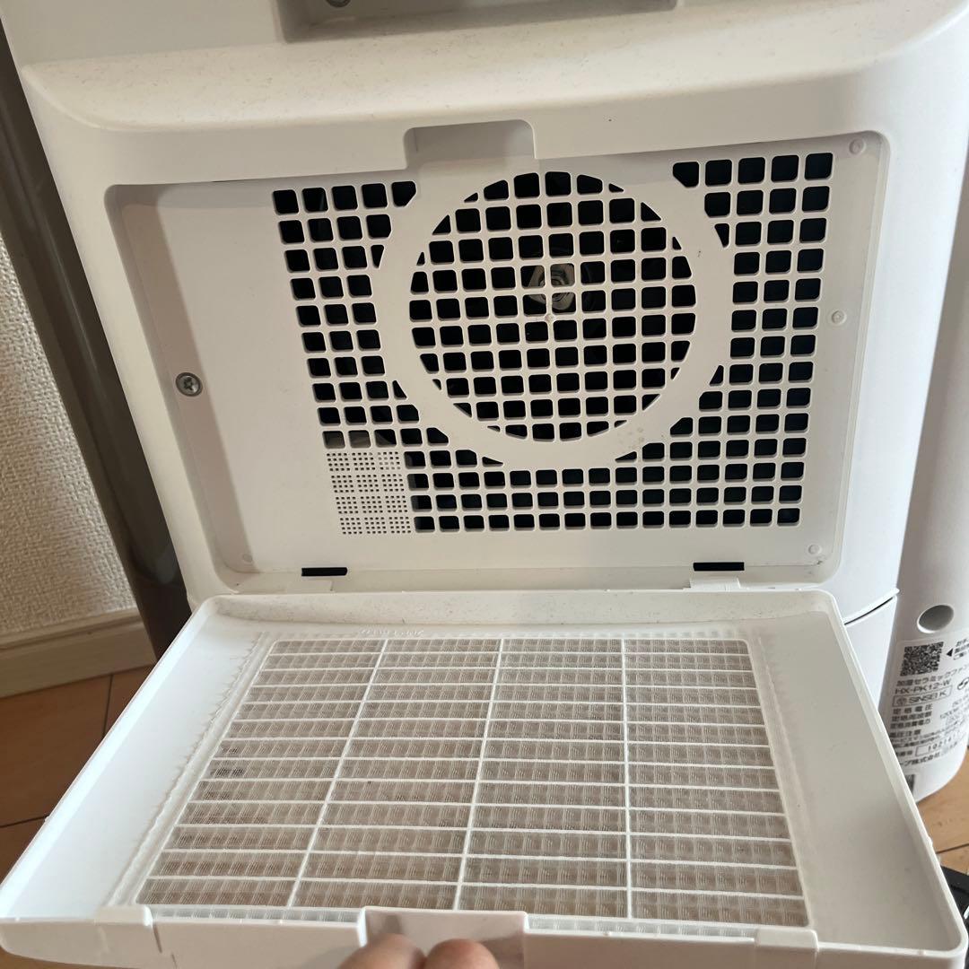 セラミックファンヒーター ホワイト/グレー