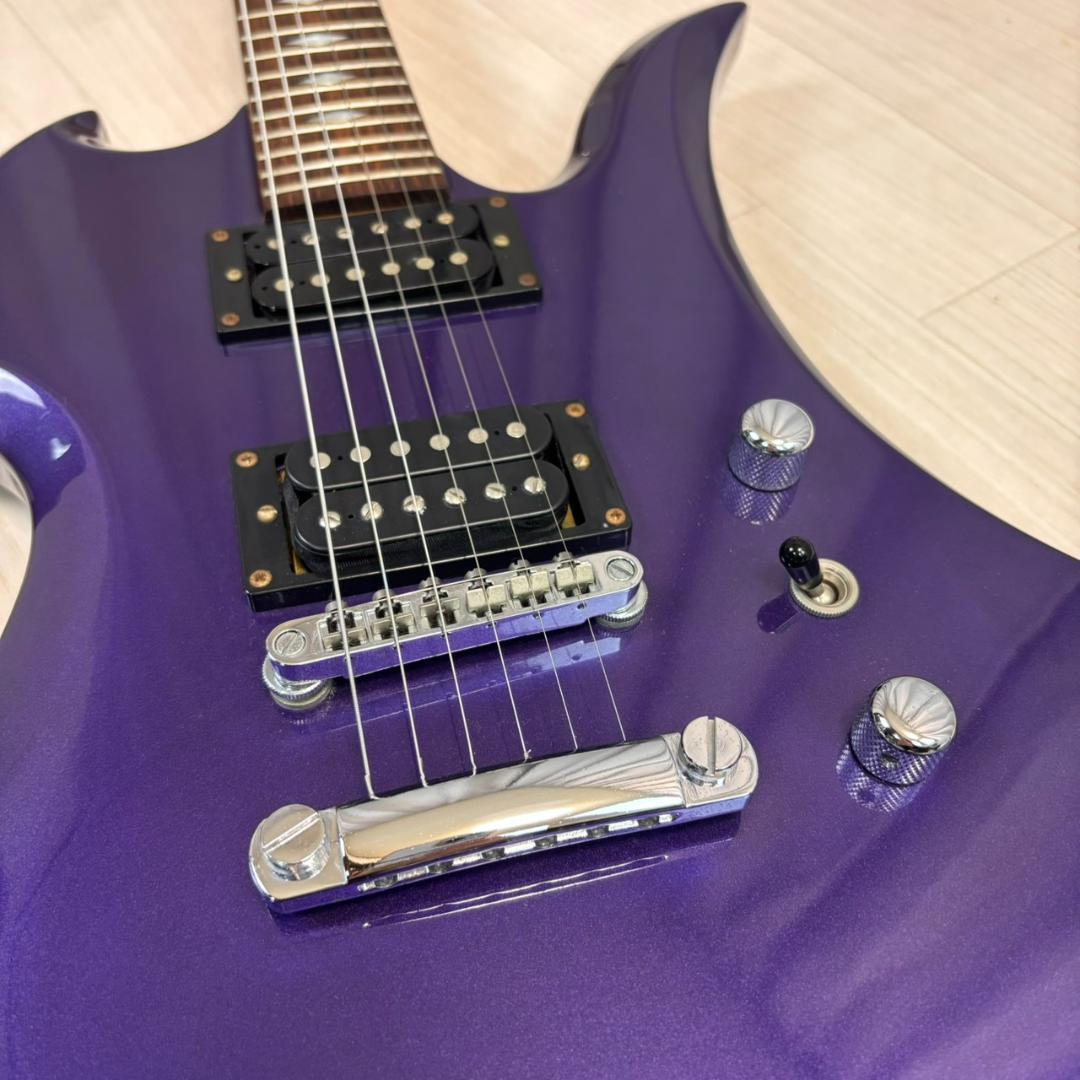 美品 レアカラー b.c.rich モッキンバード　エレキギター パープル