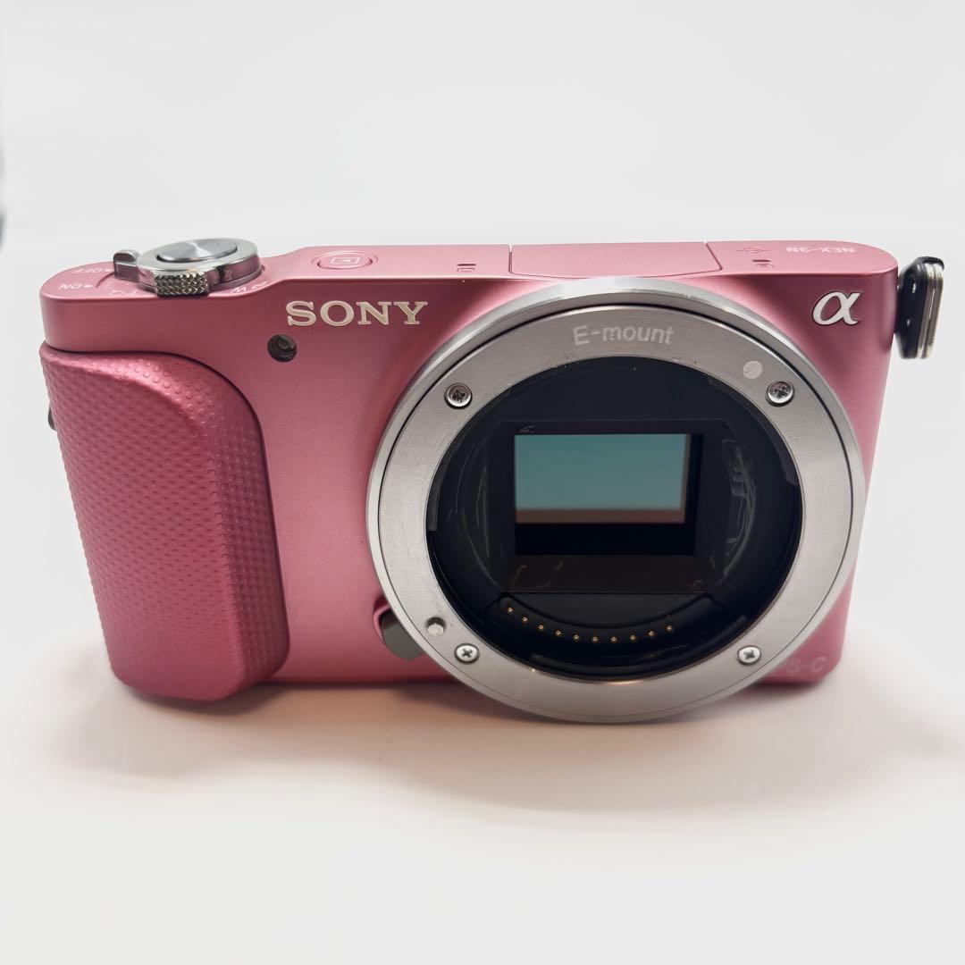 SONY α NEX-3N ピンク ボディ ミラーレス一眼 ジャンク品