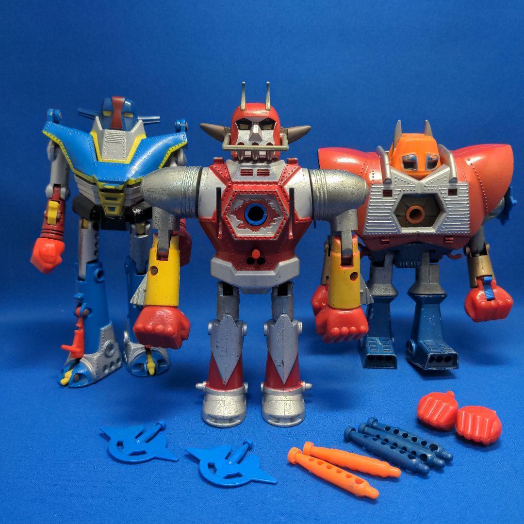 【レア】ブルマァク ジンクロン UFO戦士 ダイアポロン 合身セット Z合金 0183A11A-641A-4104-85B8-